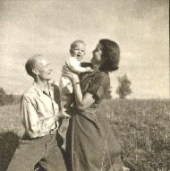 Thacher and his parents